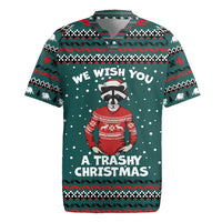 A Trashy Christmas Rugby Jersey Xmas Holiday Patterns - Wonder Print Shop