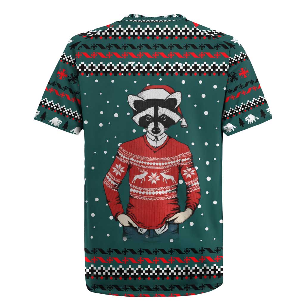 A Trashy Christmas Rugby Jersey Xmas Holiday Patterns - Wonder Print Shop