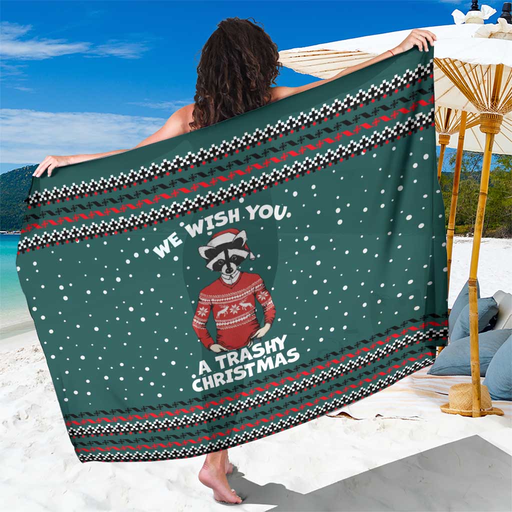 A Trashy Christmas Sarong Xmas Holiday Patterns - Wonder Print Shop