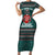 A Trashy Christmas Short Sleeve Bodycon Dress Xmas Holiday Patterns - Wonder Print Shop
