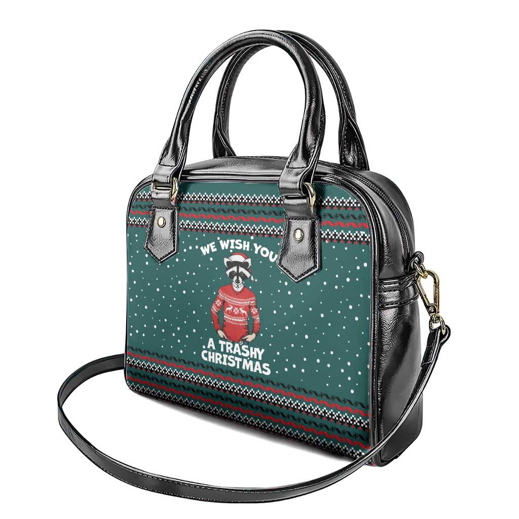 A Trashy Christmas Shoulder Handbag Xmas Holiday Patterns - Wonder Print Shop