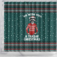 A Trashy Christmas Shower Curtain Xmas Holiday Patterns - Wonder Print Shop