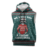 A Trashy Christmas Sleeveless Hoodie Xmas Holiday Patterns - Wonder Print Shop