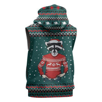 A Trashy Christmas Sleeveless Hoodie Xmas Holiday Patterns - Wonder Print Shop