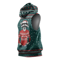 A Trashy Christmas Sleeveless Hoodie Xmas Holiday Patterns - Wonder Print Shop