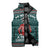 A Trashy Christmas Sleeveless Puffer Jacket Xmas Holiday Patterns - Wonder Print Shop