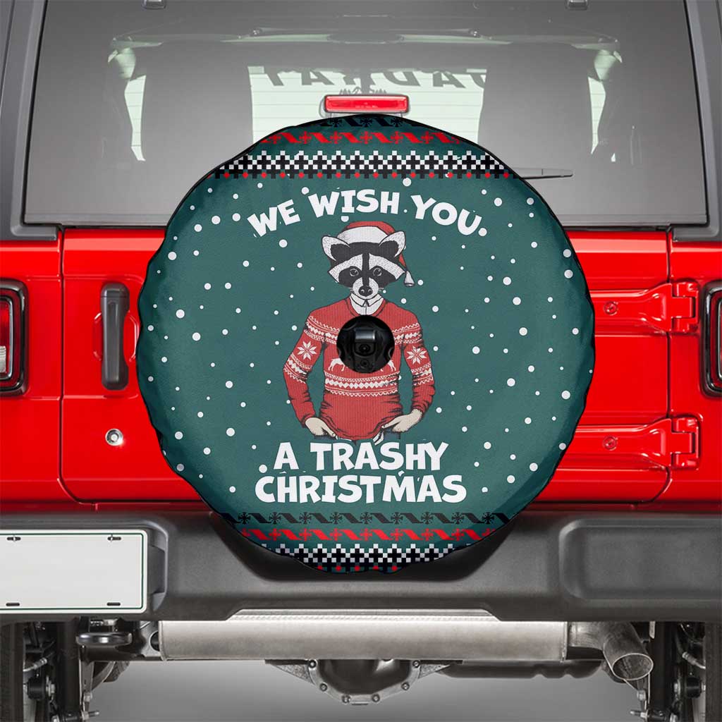 A Trashy Christmas Spare Tire Cover Xmas Holiday Patterns - Wonder Print Shop
