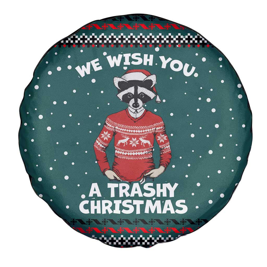 A Trashy Christmas Spare Tire Cover Xmas Holiday Patterns - Wonder Print Shop