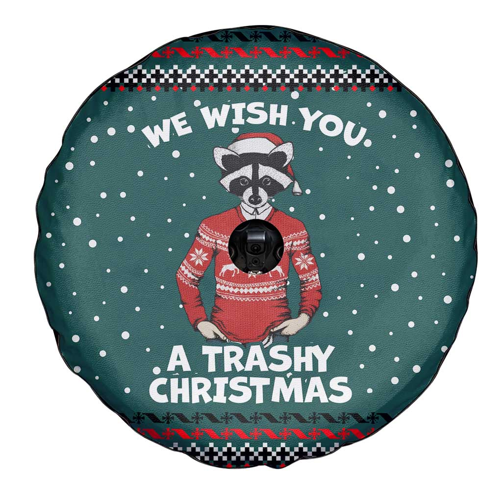 A Trashy Christmas Spare Tire Cover Xmas Holiday Patterns - Wonder Print Shop