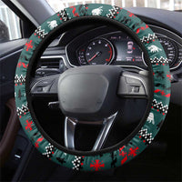 A Trashy Christmas Steering Wheel Cover Xmas Holiday Patterns - Wonder Print Shop