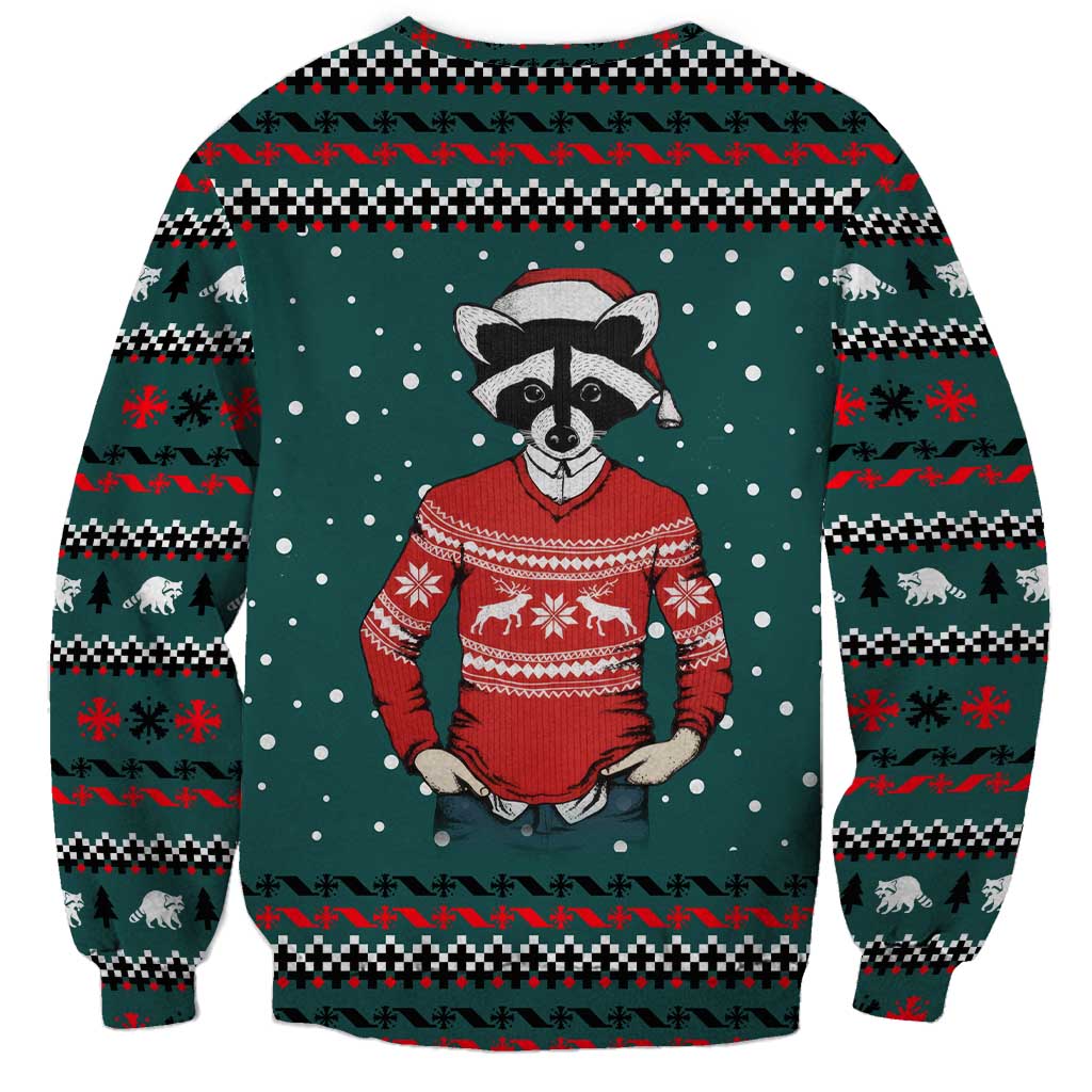 A Trashy Christmas Sweatshirt Xmas Holiday Patterns - Wonder Print Shop