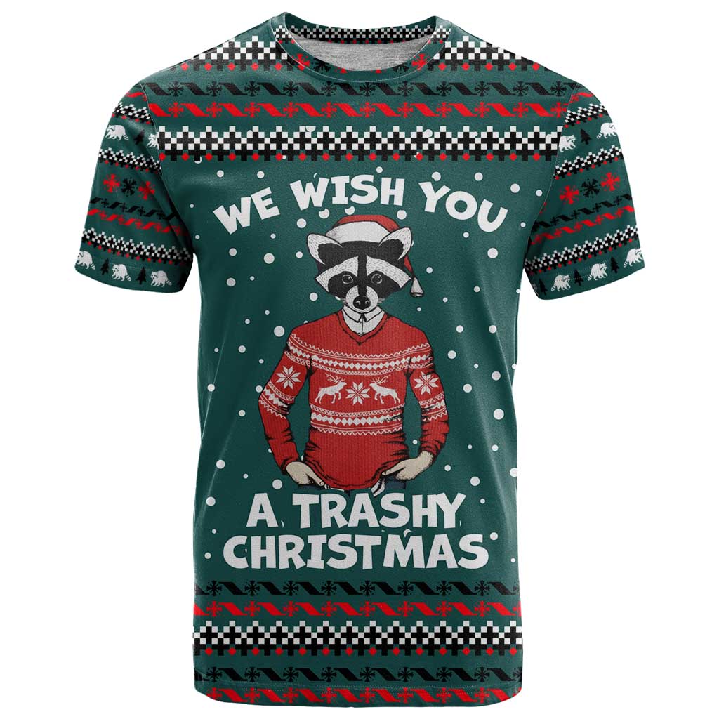 A Trashy Christmas T Shirt Xmas Holiday Patterns - Wonder Print Shop