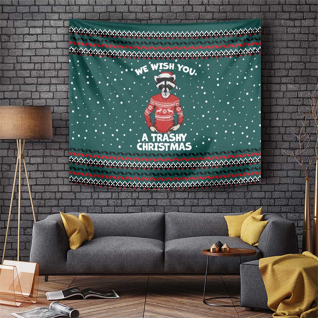 A Trashy Christmas Tapestry Xmas Holiday Patterns - Wonder Print Shop