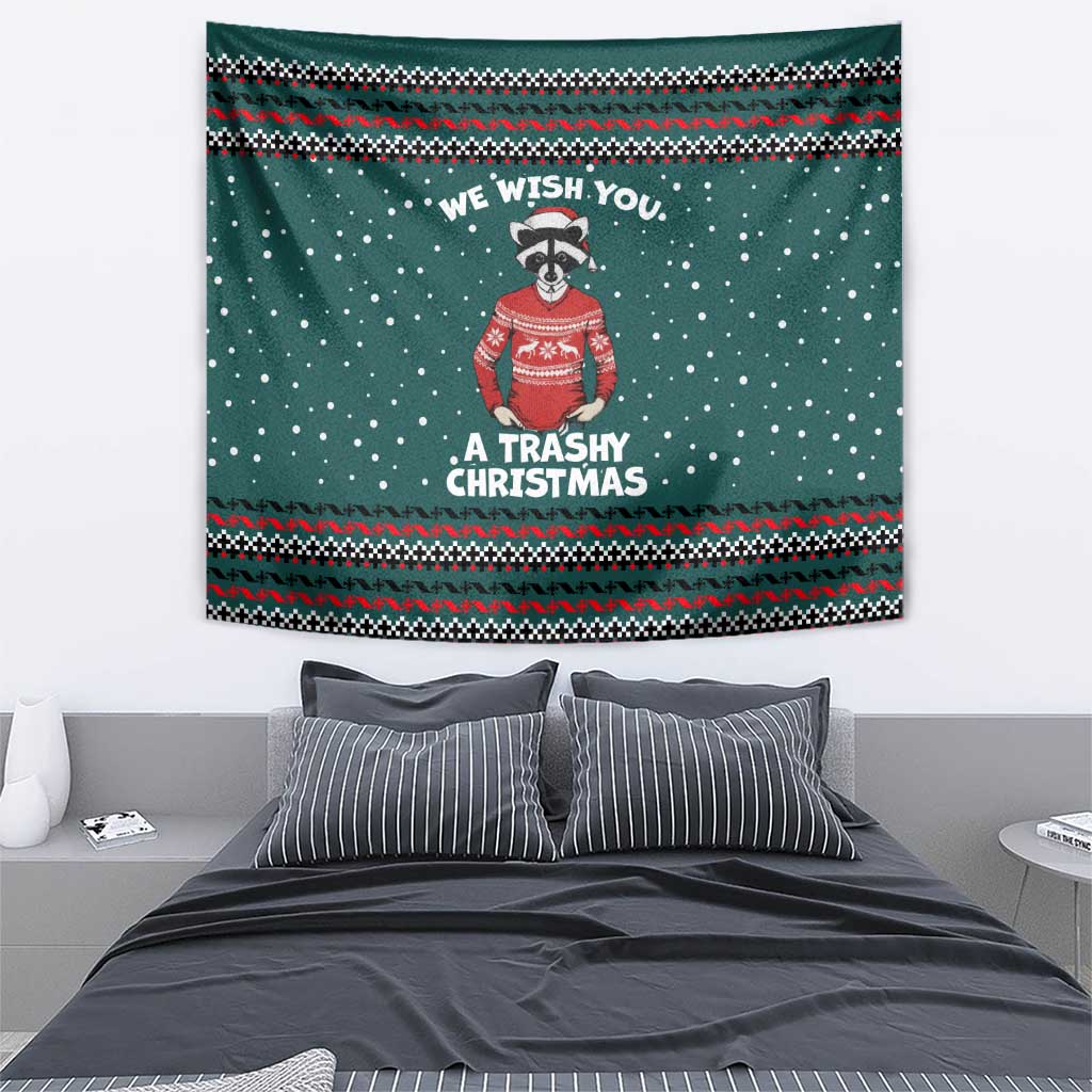 A Trashy Christmas Tapestry Xmas Holiday Patterns - Wonder Print Shop