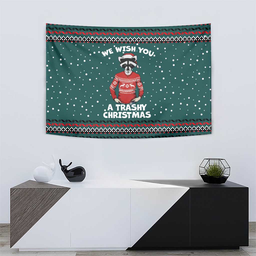 A Trashy Christmas Tapestry Xmas Holiday Patterns - Wonder Print Shop