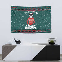 A Trashy Christmas Tapestry Xmas Holiday Patterns - Wonder Print Shop