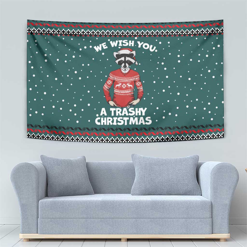 A Trashy Christmas Tapestry Xmas Holiday Patterns - Wonder Print Shop