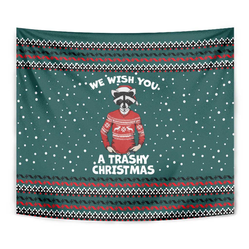 A Trashy Christmas Tapestry Xmas Holiday Patterns - Wonder Print Shop