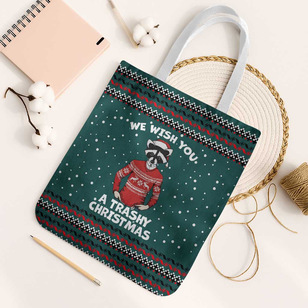 A Trashy Christmas Tote Bag Xmas Holiday Patterns - Wonder Print Shop
