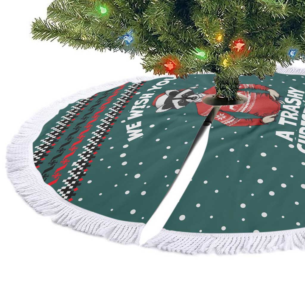 A Trashy Christmas Tree Skirt Xmas Holiday Patterns - Wonder Print Shop