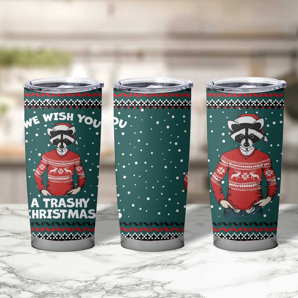 A Trashy Christmas Tumbler Cup Xmas Holiday Patterns - Wonder Print Shop