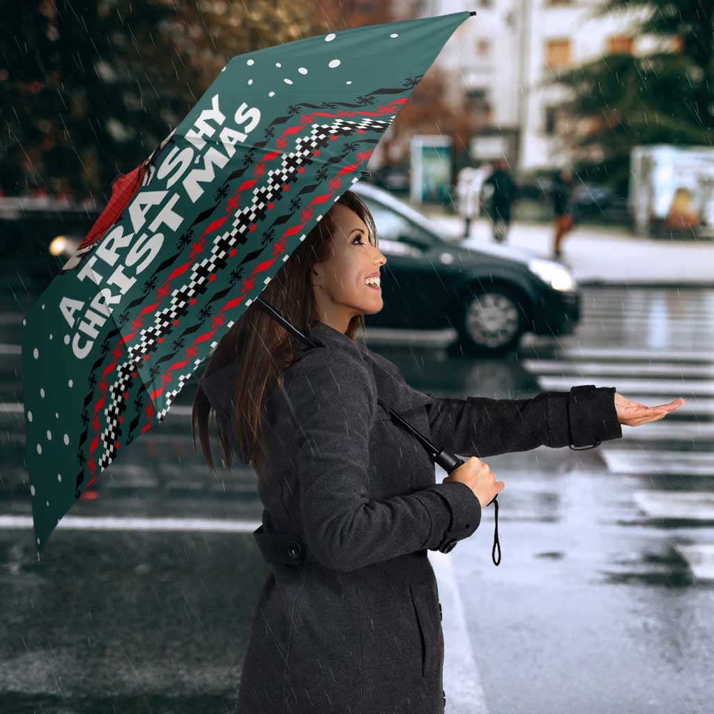 A Trashy Christmas Umbrella Xmas Holiday Patterns - Wonder Print Shop