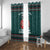 A Trashy Christmas Window Curtain Xmas Holiday Patterns - Wonder Print Shop
