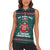 A Trashy Christmas Women Sleeveless Polo Shirt Xmas Holiday Patterns - Wonder Print Shop