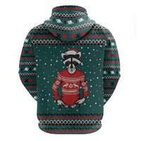 A Trashy Christmas Zip Hoodie Xmas Holiday Patterns - Wonder Print Shop