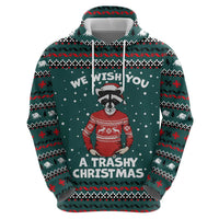 A Trashy Christmas Zip Hoodie Xmas Holiday Patterns - Wonder Print Shop