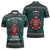 A Trashy Christmas Zipper Polo Shirt Xmas Holiday Patterns - Wonder Print Shop