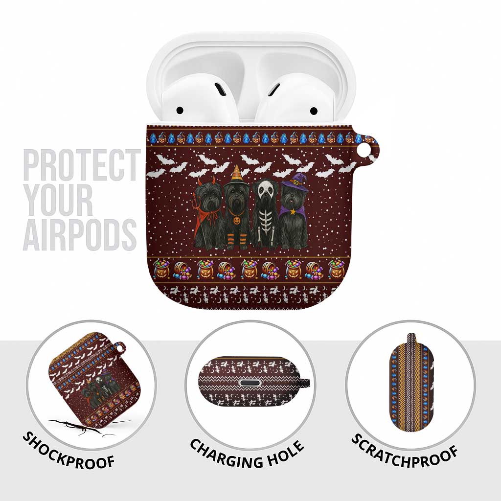 Affenpinscher Dog Halloween Christmas AirPods Case Xmas Holiday Patterns - Wonder Print Shop
