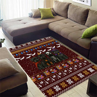 Affenpinscher Dog Halloween Christmas Area Rug Xmas Holiday Patterns - Wonder Print Shop