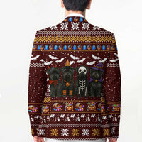Affenpinscher Dog Halloween Christmas Blazer Xmas Holiday Patterns - Wonder Print Shop