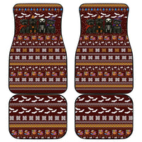 Affenpinscher Dog Halloween Christmas Car Mats Xmas Holiday Patterns - Wonder Print Shop