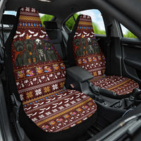 Affenpinscher Dog Halloween Christmas Car Seat Cover Xmas Holiday Patterns - Wonder Print Shop