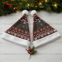 Affenpinscher Dog Halloween Christmas Santa Hat Xmas Holiday Patterns - Wonder Print Shop
