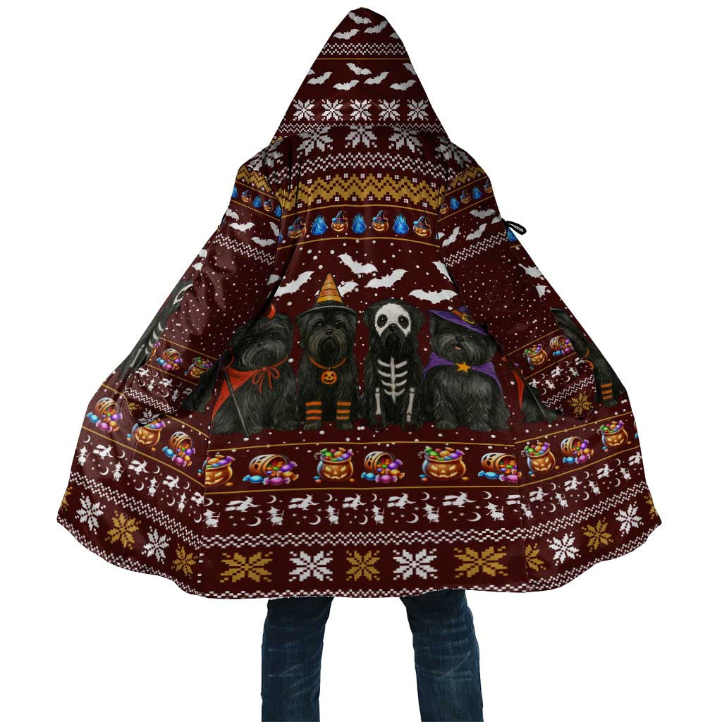 Affenpinscher Dog Halloween Christmas Cloak Xmas Holiday Patterns - Wonder Print Shop
