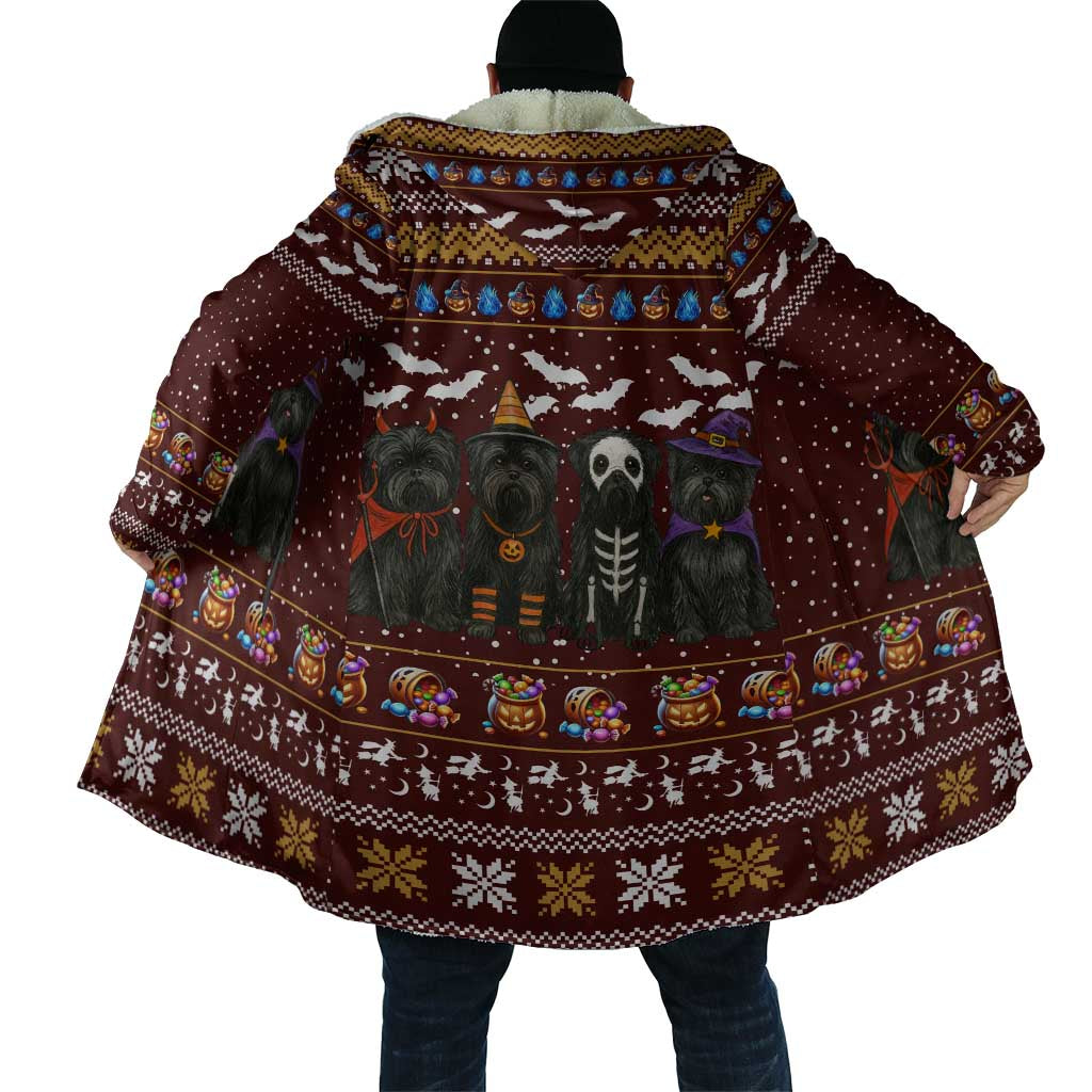 Affenpinscher Dog Halloween Christmas Cloak Xmas Holiday Patterns - Wonder Print Shop