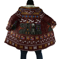 Affenpinscher Dog Halloween Christmas Cloak Xmas Holiday Patterns - Wonder Print Shop