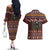 Affenpinscher Dog Halloween Christmas Couples Matching Off The Shoulder Long Sleeve Dress and Hawaiian Shirt Xmas Holiday Patterns - Wonder Print Shop
