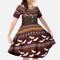 Affenpinscher Dog Halloween Christmas Family Matching Off Shoulder Maxi Dress and Hawaiian Shirt Xmas Holiday Patterns - Wonder Print Shop