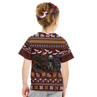 Affenpinscher Dog Halloween Christmas Kid T Shirt Xmas Holiday Patterns - Wonder Print Shop
