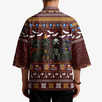 Affenpinscher Dog Halloween Christmas Kimono Xmas Holiday Patterns - Wonder Print Shop