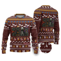 Affenpinscher Dog Halloween Christmas Ugly Christmas Sweater Xmas Holiday Patterns - Wonder Print Shop