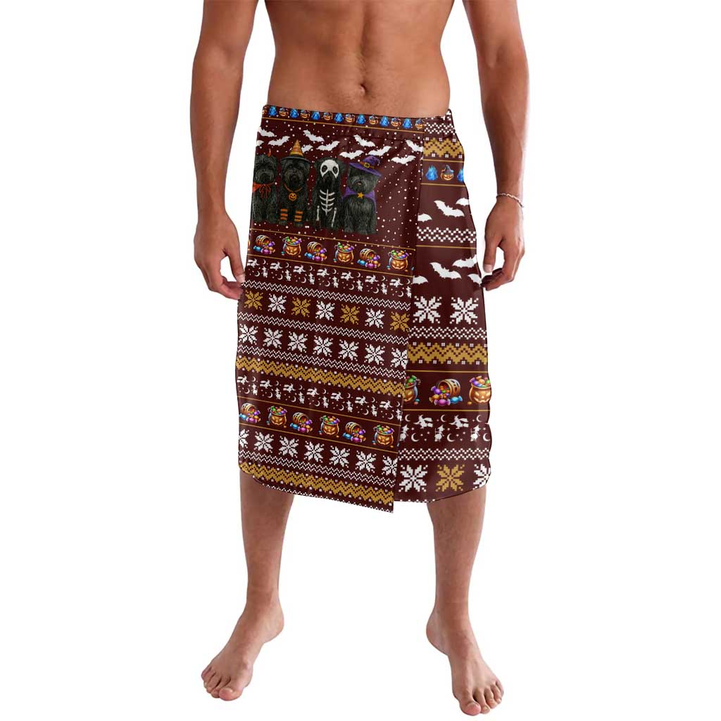 Affenpinscher Dog Halloween Christmas Lavalava Xmas Holiday Patterns - Wonder Print Shop