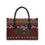 Affenpinscher Dog Halloween Christmas Leather Bag Xmas Holiday Patterns - Wonder Print Shop