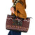 Affenpinscher Dog Halloween Christmas Leather Tote Bag Xmas Holiday Patterns - Wonder Print Shop