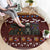 Affenpinscher Dog Halloween Christmas Round Carpet Xmas Holiday Patterns - Wonder Print Shop