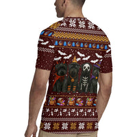 Affenpinscher Dog Halloween Christmas Rugby Jersey Xmas Holiday Patterns - Wonder Print Shop
